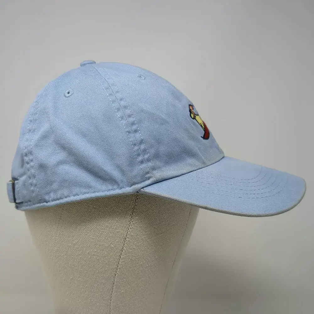 Life is Good Baseball Cap Blue One Size Dog Surfing Embroidered Slideback Hat